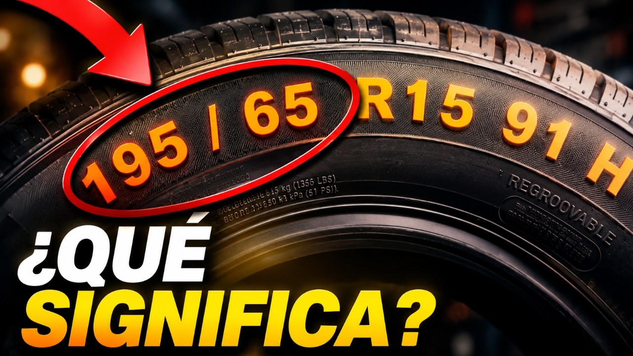 LEER CAUCHO / NEUM&Aacute;TICO | SIGNIFICADO de las LETRAS y N&Uacute;MEROS en las LLANTAS