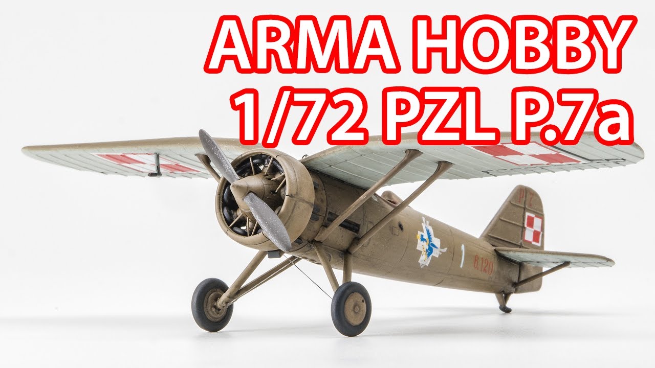 Arma Hobby 1/72 PZL P.7a (Junior Set) #scalemodel