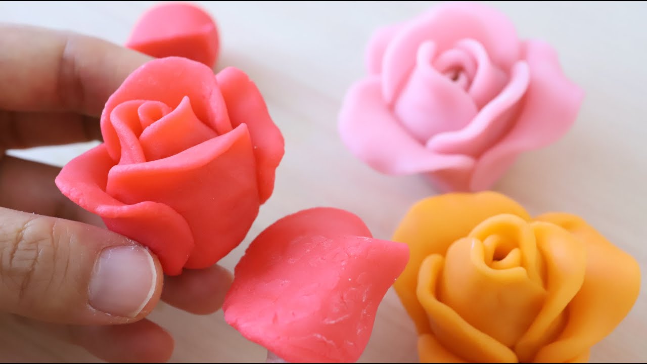 How to make Edible Rose Candies for Mother's Day Japanese Traditional Candy Wagashi Nerikiri