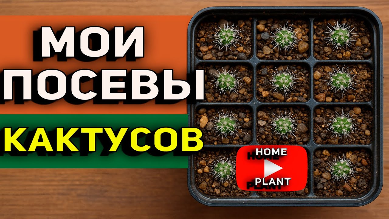 Как вырастить кактус семенами? Мои посевы кактусов