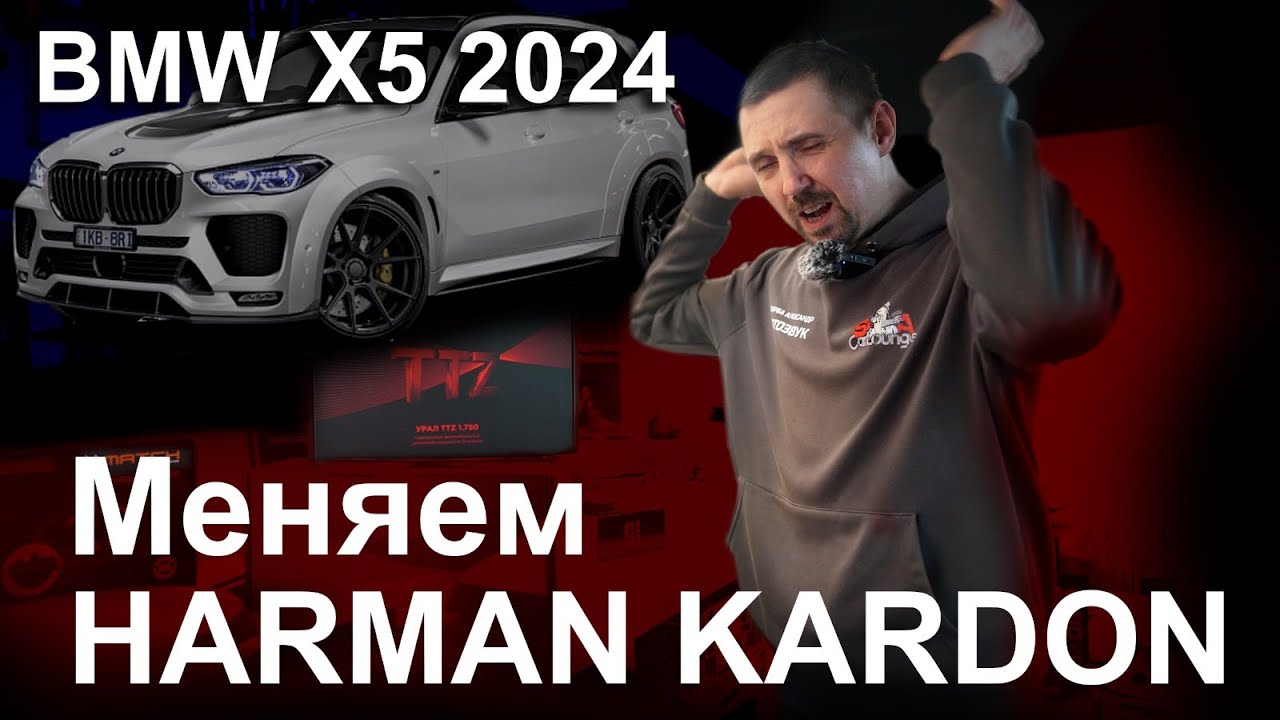 Замена Harman Kardon в BMW X5 - 2024 года, автозвук