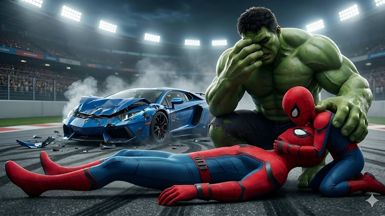 Unexpected Team-Up Spider-Man’s Sad Defeat 😢  | Emotional AI Superhero Story (Veo 3 AI)