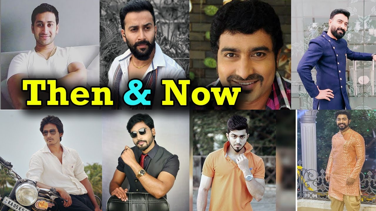 Telugu Serial Hero's Then & Now Photos || Sriram venkat,Chandu Gowda || Then & Now | Madhu's Rangoli