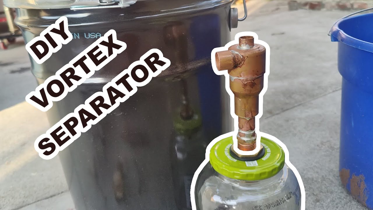 DIY Vortex Separator for a Solvent Parts Washer