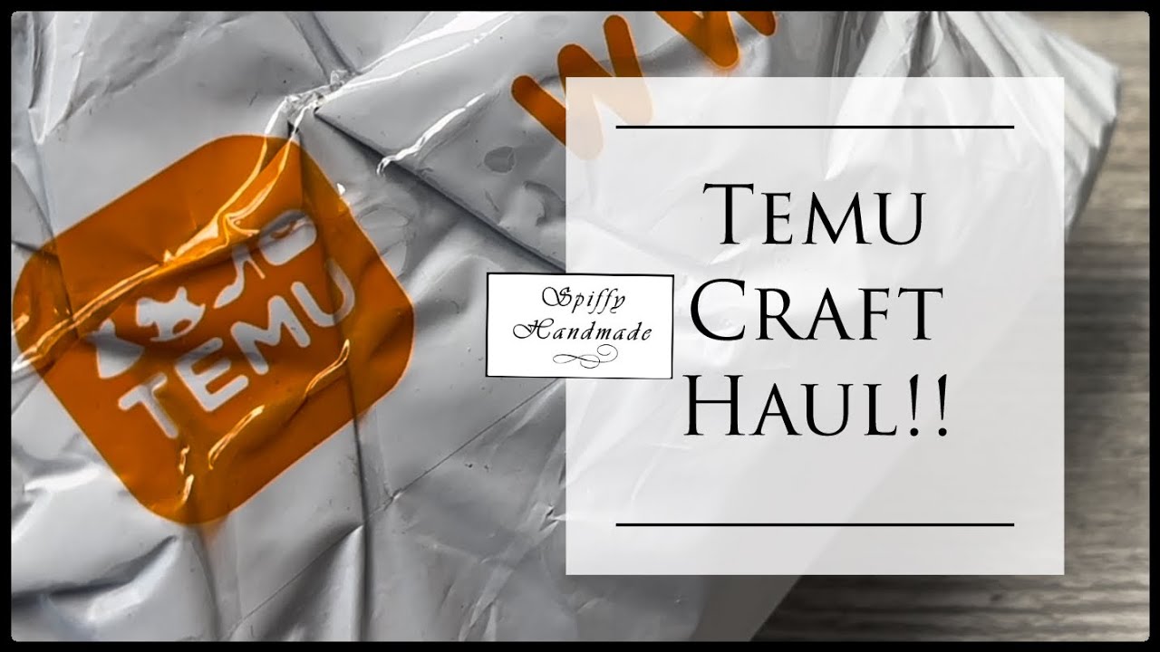 TEMU Craft Haul Unbagging and Plans!! #temu