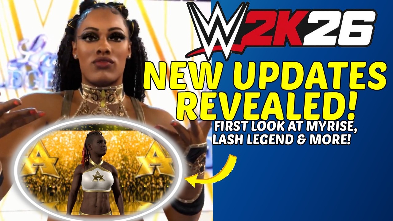 WWE2K26: ОПУБЛИКОВАНЫ НОВЫЕ ОБНОВЛЕНИЯ! ПЕРВЫЙ ВЗГЛЯД НА МАЙРАЙЗ, ЛЕГЕНДУ ЛЭША И ДРУГИХ!