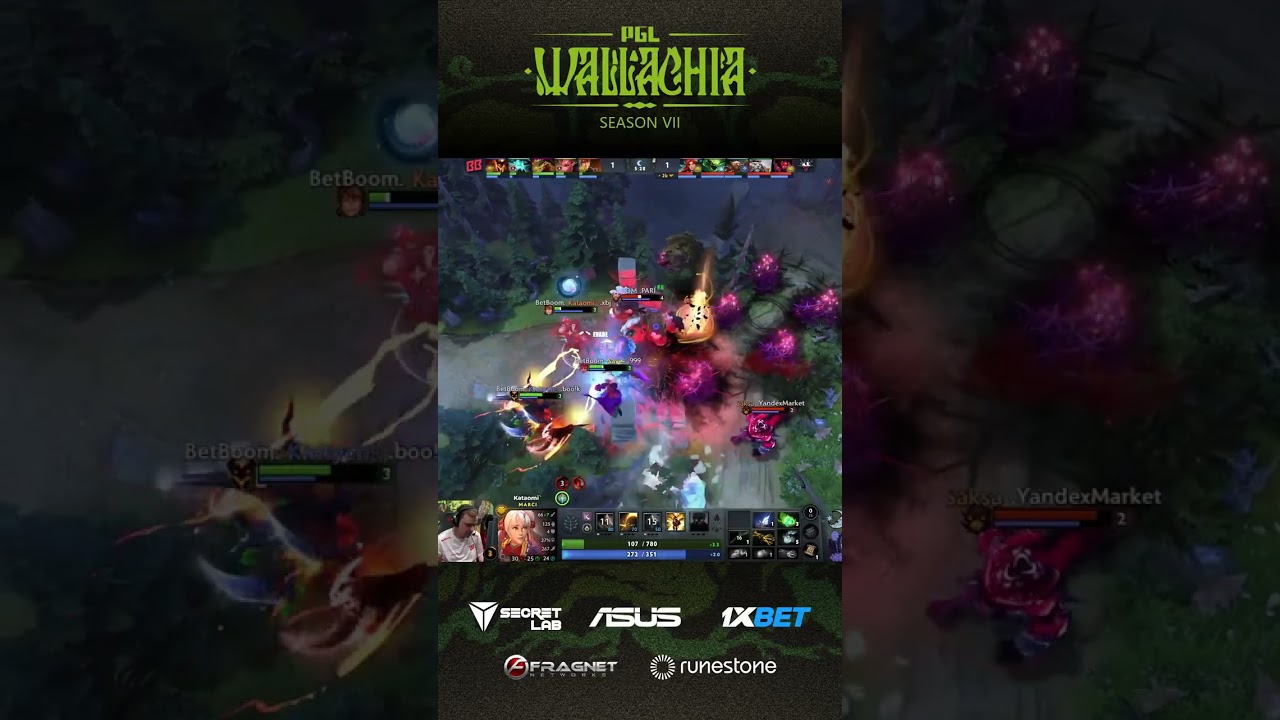 DM GOES OFF on Centaur with a brutal TRIPLE KILL #pgl #wallachia #dota2