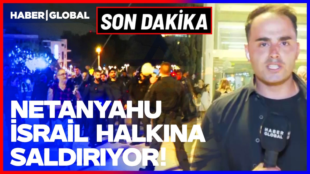 SON DAKİKA İSRAİL G&Uuml;&Ccedil;LERİ KENDİ HALKINA SALDIRI BAŞLATTI! Haber Global Ekibi Sıcak B&ouml;lgede!
