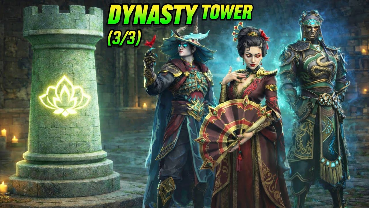 Dynasty Tower All Stages Full Gameplay - Widow in Shadow Fight 3