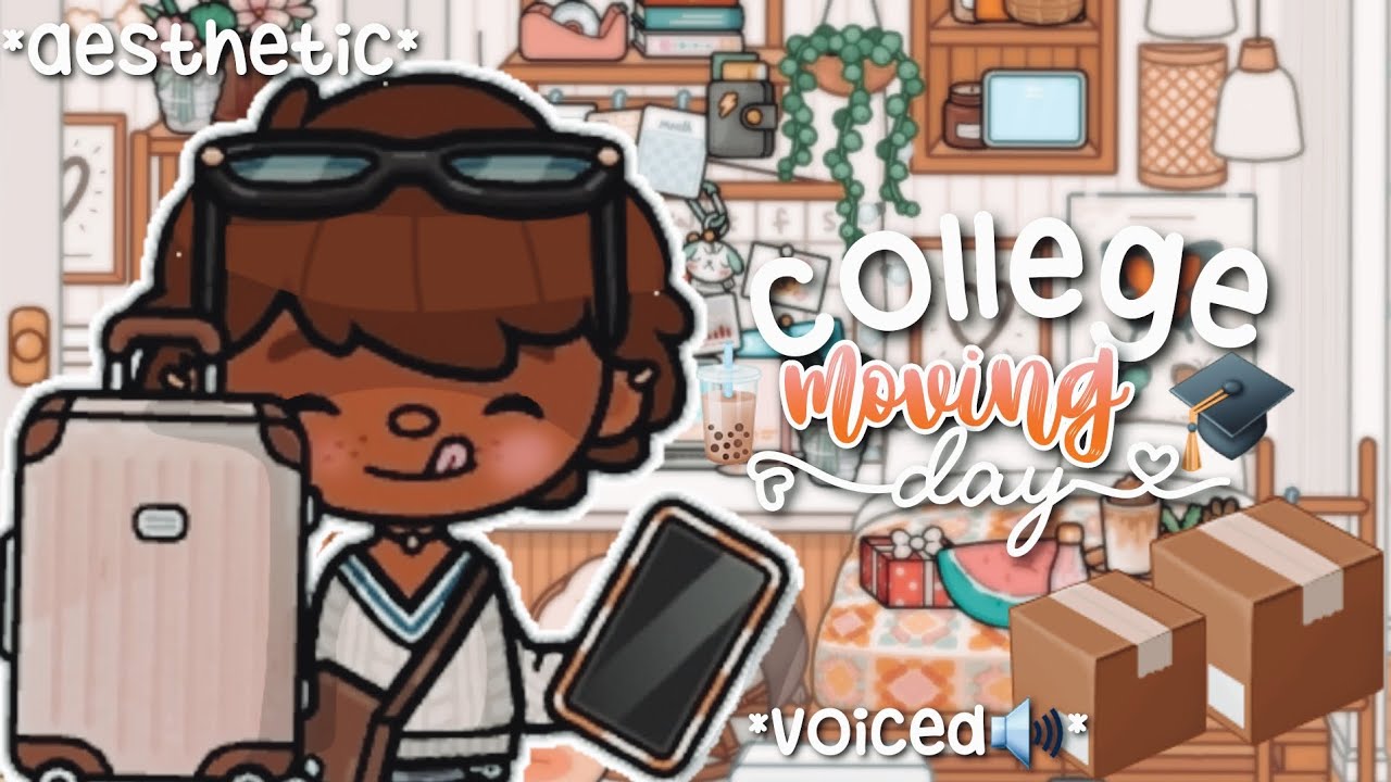 Moving into college📦👋||tocaboca||college diaries🎓