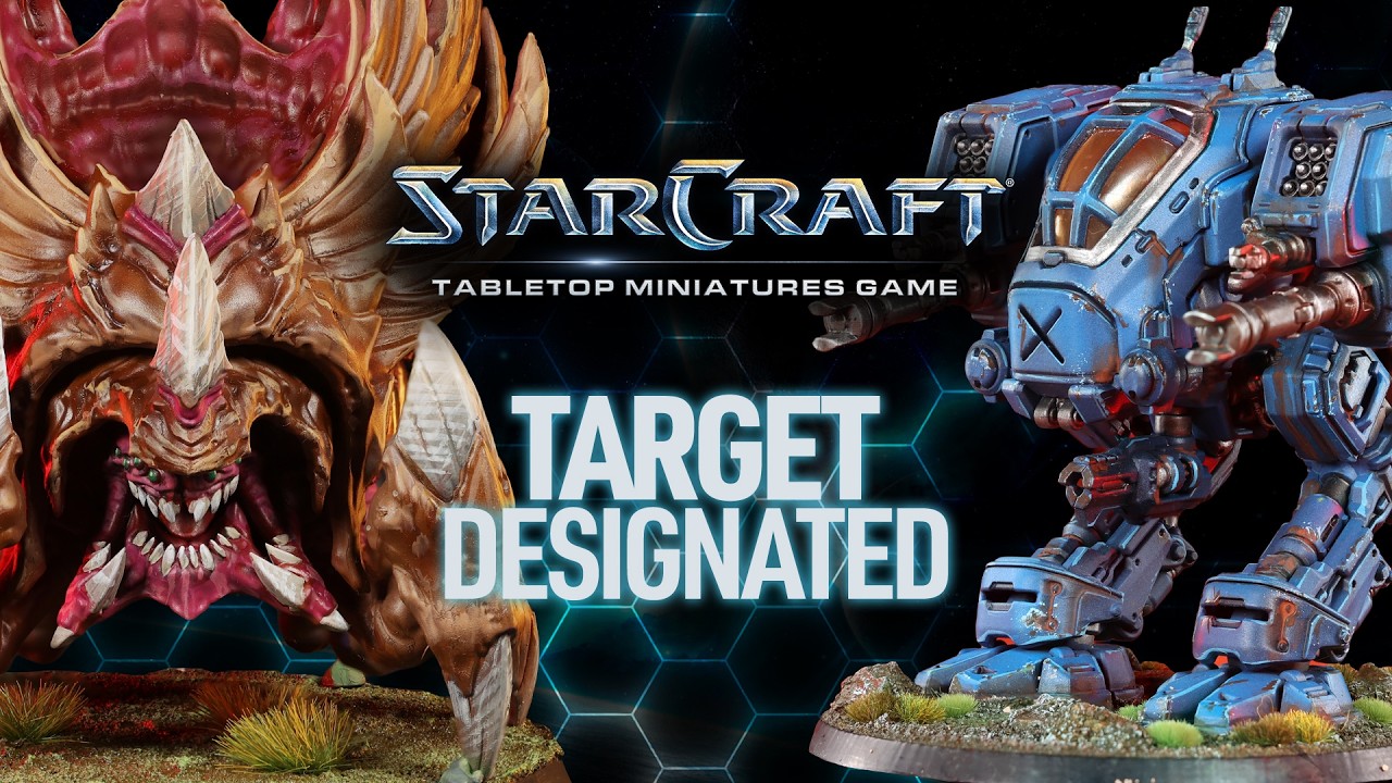 Zerg vs Terran Divide and Conquer. StarCraft The Tabletop Miniatures Game
