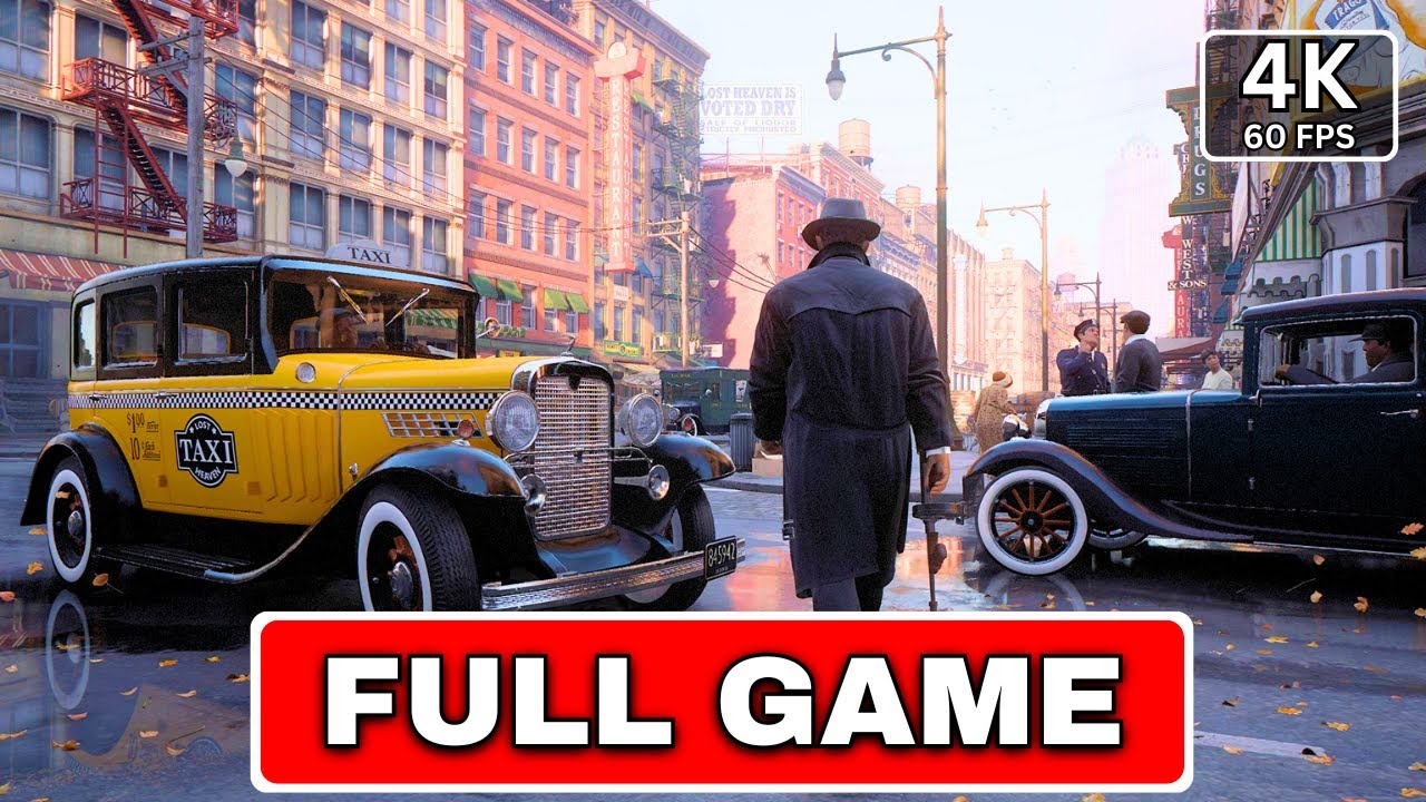 Mafia: Definitive Edition Full Story Gameplay (4K 60FPS) No Commentary