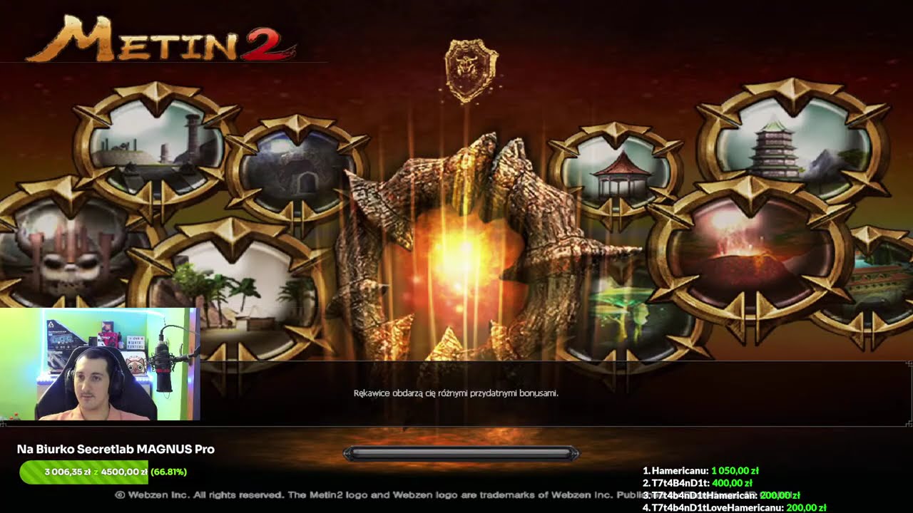 Metin2.PL (08.11.2025): Expienie 9 postaci do 120lvl na szczelinie czasu (kiedyś solo balator) + BF6