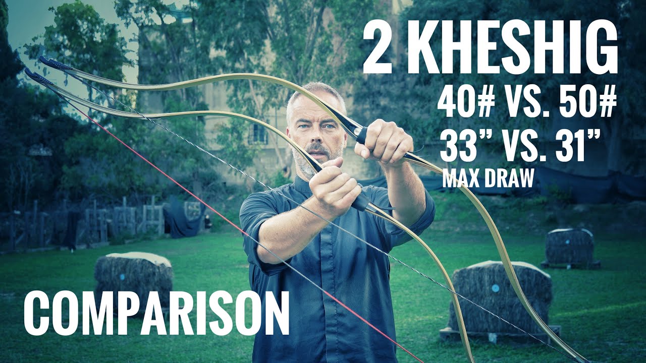 Kheshig by Alibow - 40# vs. 50# - Comparison