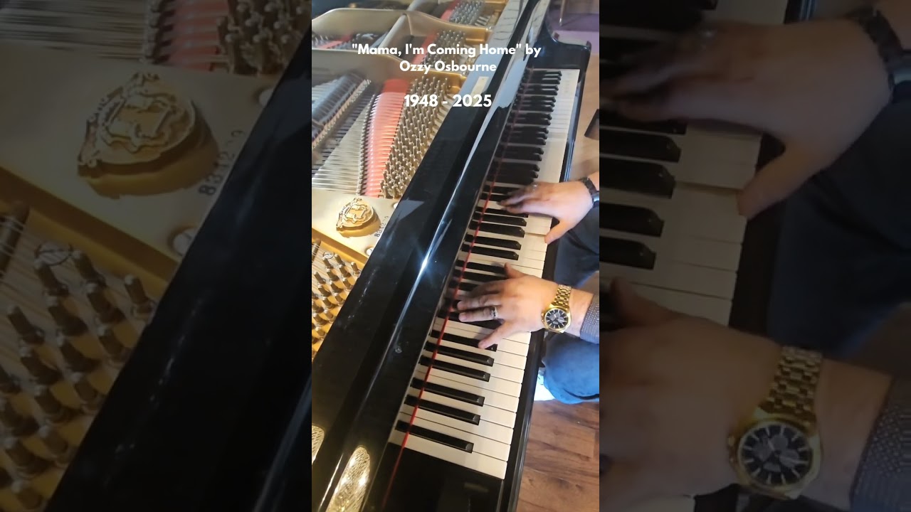 "Mama, I'm Coming Home" Piano Cover - Tribute to the late Ozzy Osbourne 