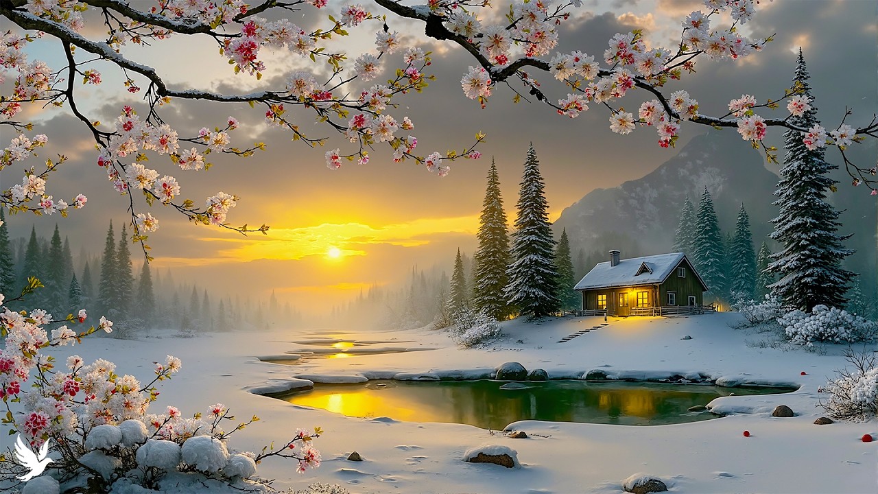 From Winter to Spring🌿Peaceful winter music to reduce stress and promote healing