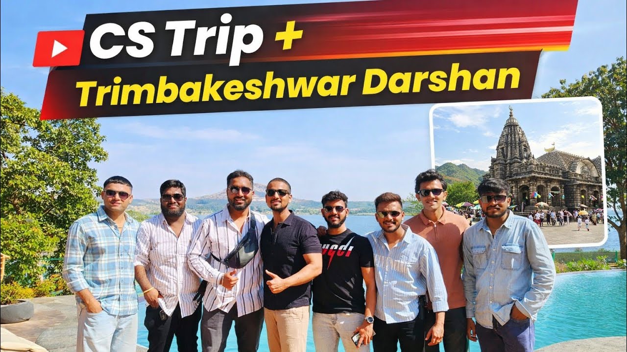 CS Trip + Trimbakeshwar Darshan #explore #travel #food #youtube #youtubeshorts #share #like #vlog 