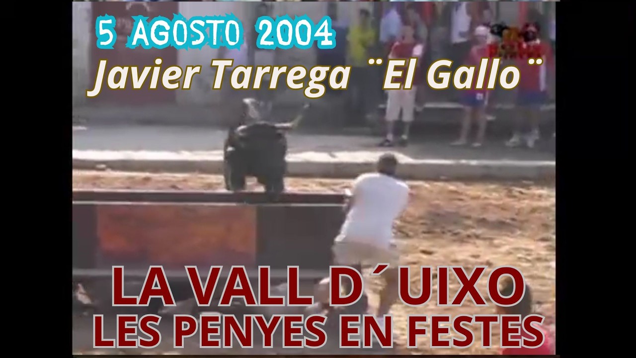 2004 08 05 LA VALL LES PENYES CONCURSO JAVIER TARREGA EL GALLO