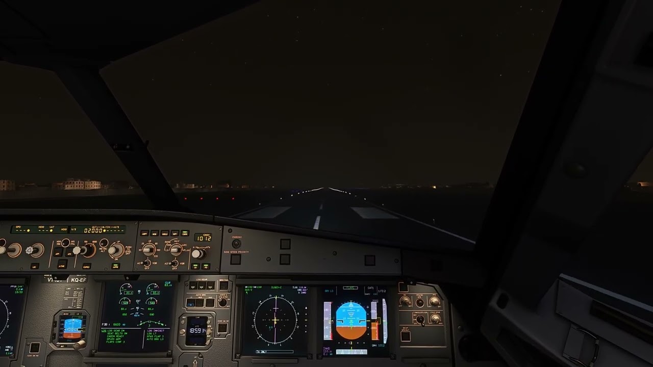 SMOOTH LANDING | NIGHT ARRIVAL | A321-271NX | AHMEDABAD RWY 23 (ILS) | FSREALISTIC PRO | MSFS 2020