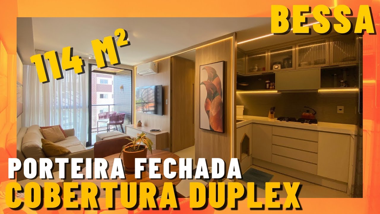 IMPERDÍVEL!! Apartamento DUPLEX com 2 QUARTOS MOBILIADO à venda no BESSA JOÃO PESSOA/PB - R$ 890.000