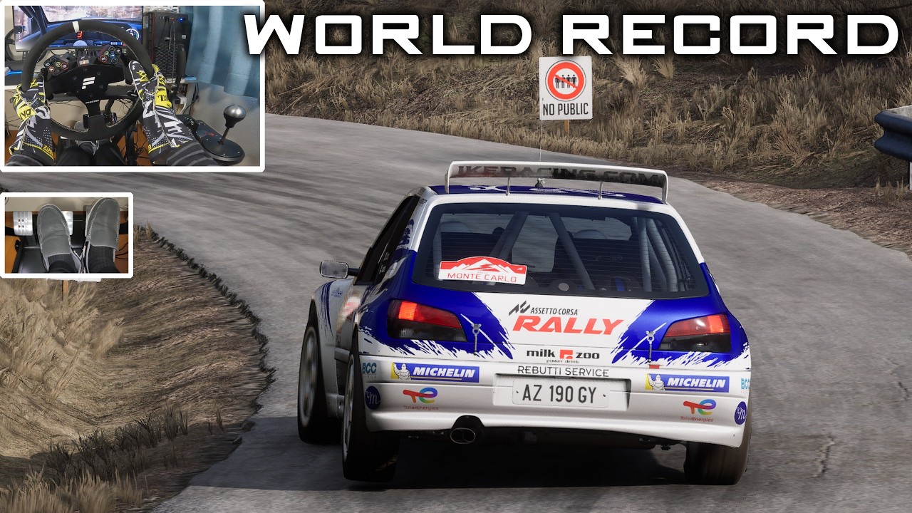 [Мировой рекорд] Peugeot 306 Maxi (Ралли Монте-Карло) | Ралли Ассетто Корса 0.4 | КСЛ ДД + TH8A