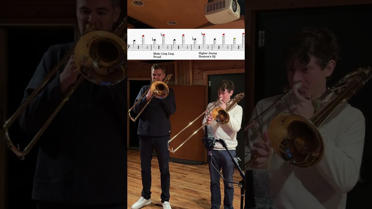 trombone high note contest...