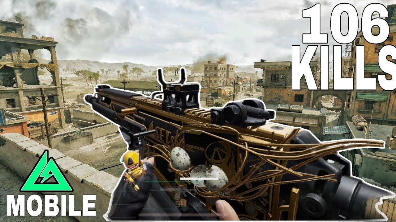 DELTA FORCE MOBILE - SCAR-H + HACKCLAW (106 KILLS) GAMEPLAY 