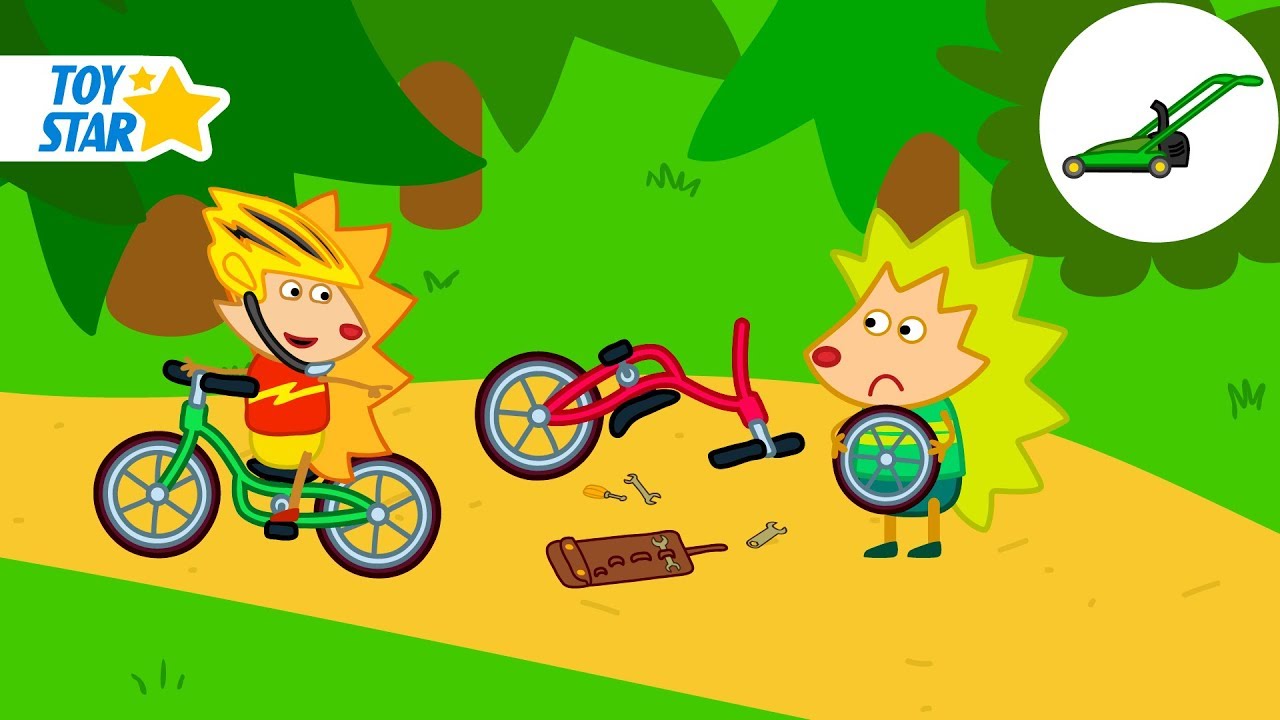 Thorny And Friends | Bicycle | New Cartoon For Kids | Episode #7
