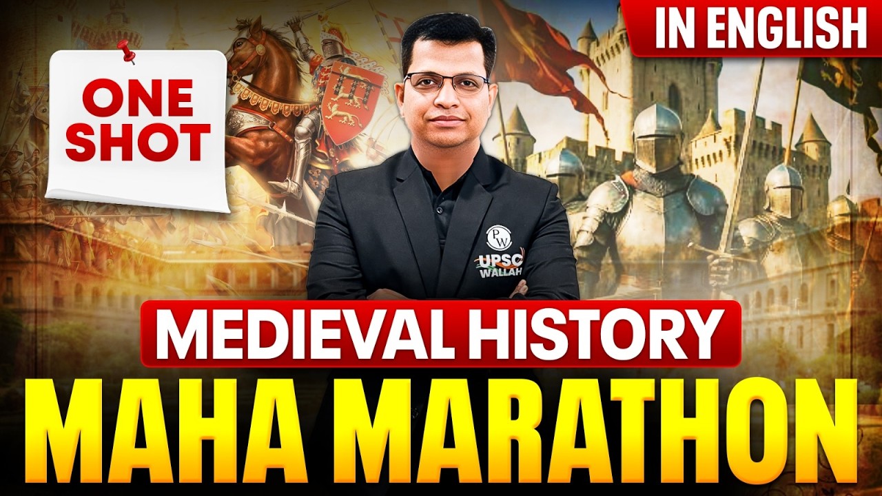 Complete Medieval History in One Video 🔥🔥|  Medieval History in One Shot🔥🔥 | UDAAN 2026 in English📖📖
