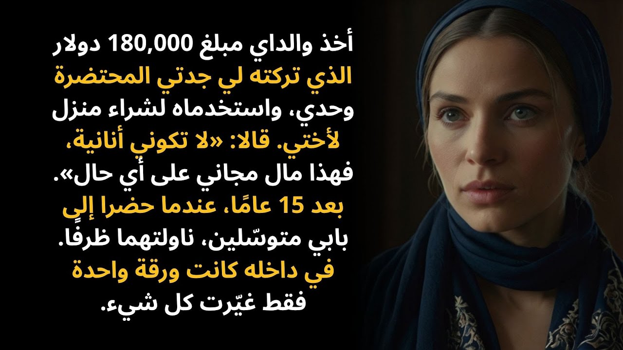 باعت أختي سرًا البيت الذي تركته لي جدتي. وكان ردّ فعل محاميّ هو ما غيّر كل شيء…