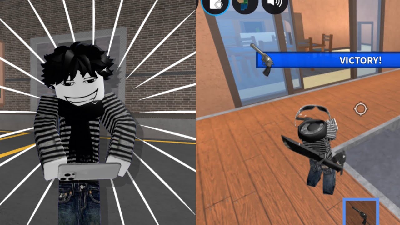 Playing MM2 On Mobile… (Murder Mystery 2)