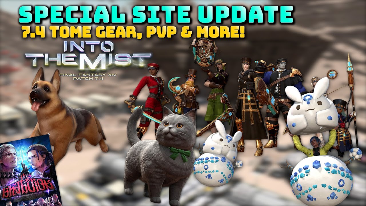 FFXIV: Tome Gear, PvP Map & More - 7.4 Special Site Update!