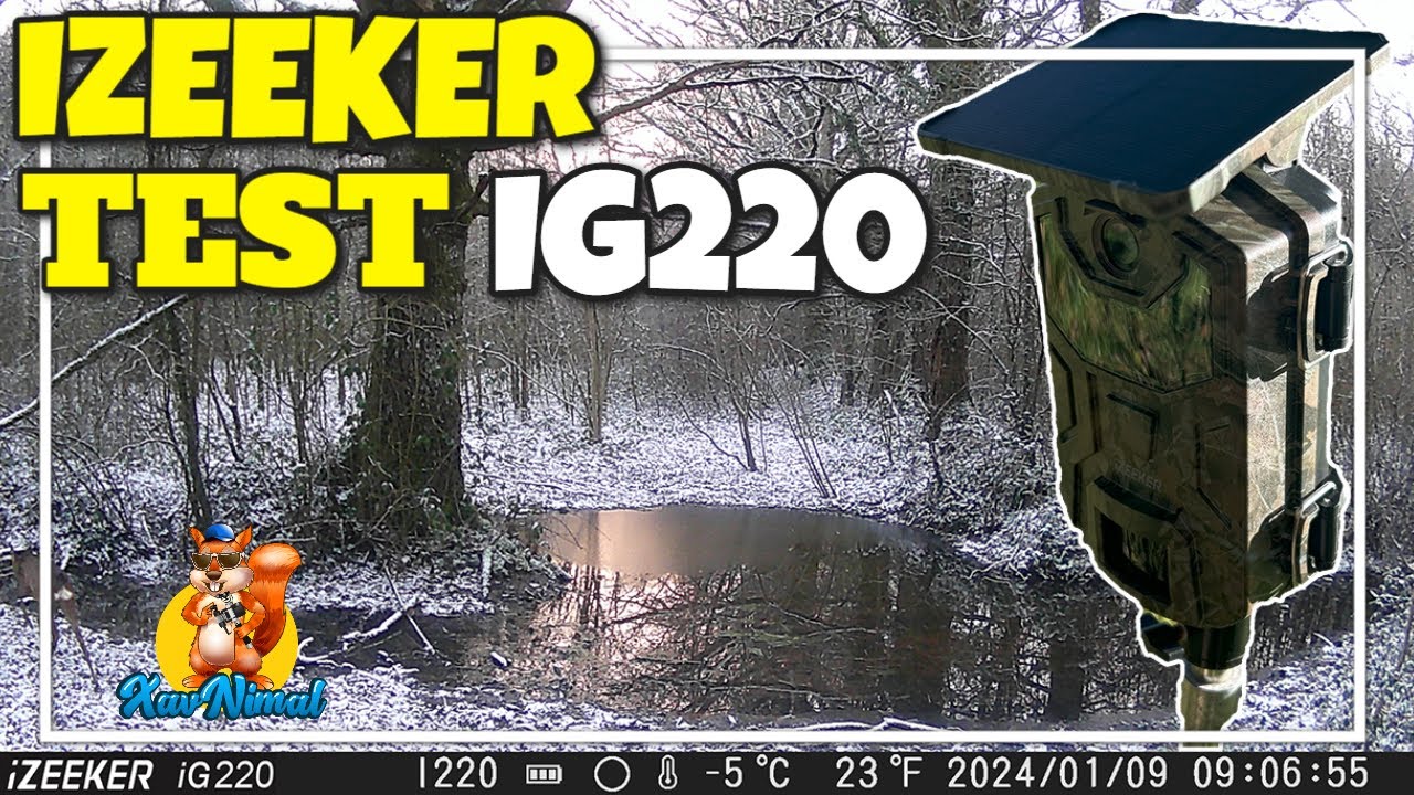 TEST CAMÉRA CHASSE IZEEKER IG220 ▬📸▬ #izeeker