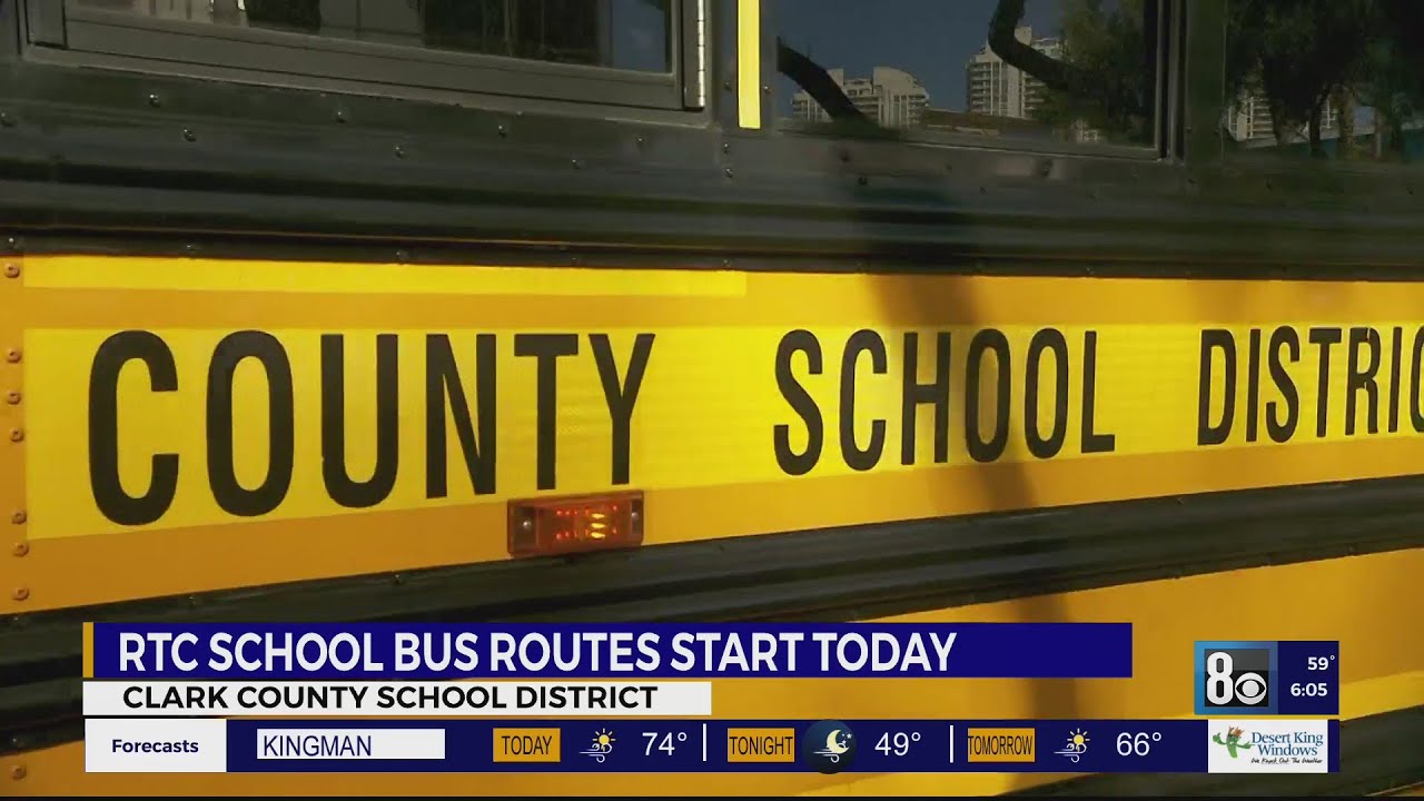 Thousands of CCSD students taking RTC buses today