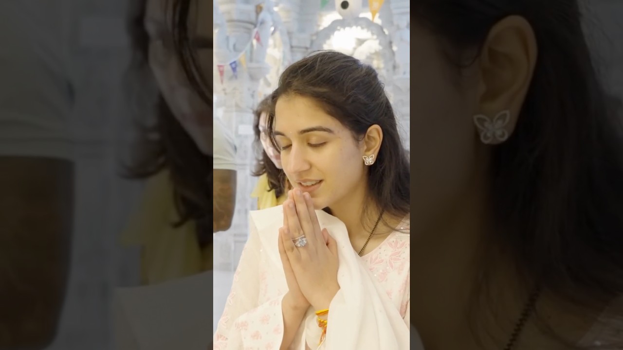Ambani Family at BAPS Shri Swaminarayan Mandir, London 🛕Anant & Radhika&rsquo;s 1st Anniversary Blessings