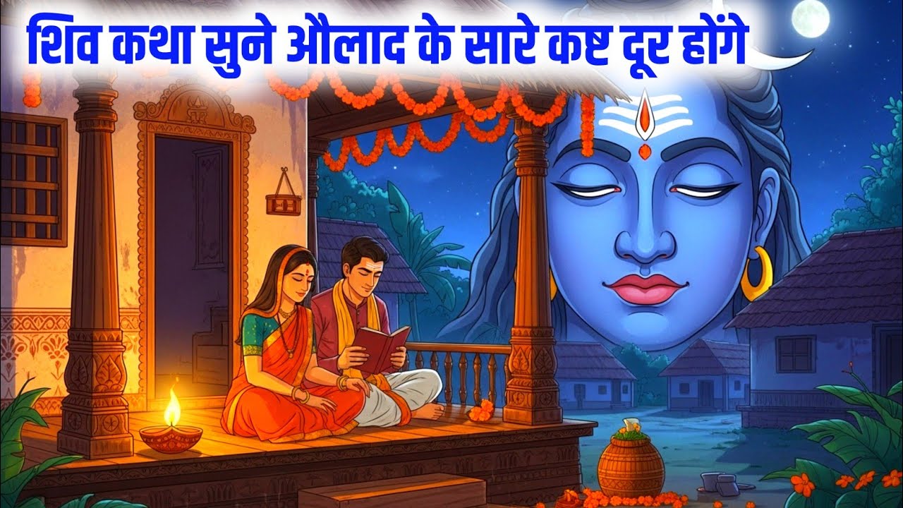 शिव जी, सच्चे मन से कथा सुनने वालों के औलाद का कष्ट दूर अवश्य करते हैं | Shiv Katha | Shiv Charcha 