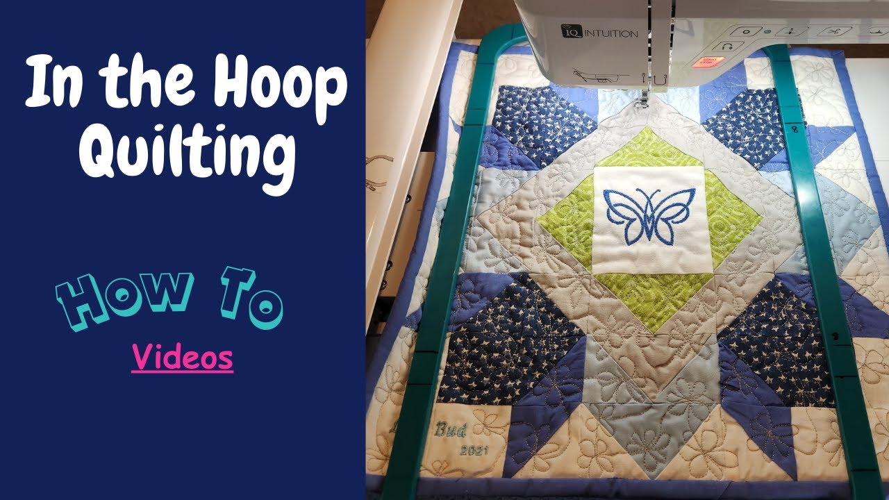 Machine Quilting in the Hoop - How to