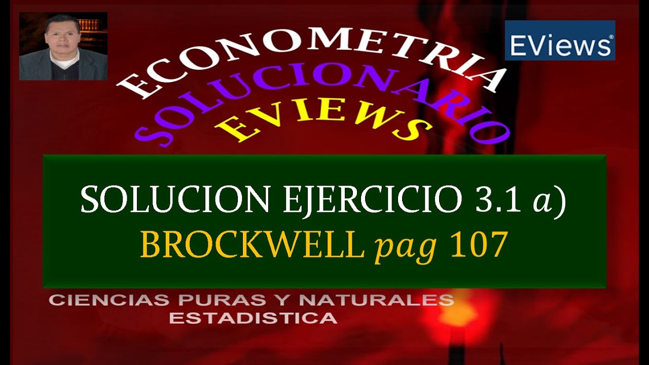 EJERCICIO 3.1. a)  PROBLEMA RESUELTO BROCKWELL