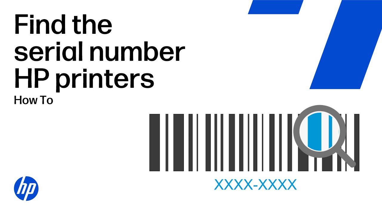 Find your HP printer serial number | HP Support