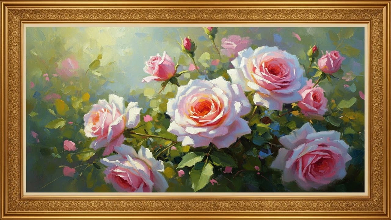 Classic Floral Still-Life Painting | Calm Decorative Visual Art
