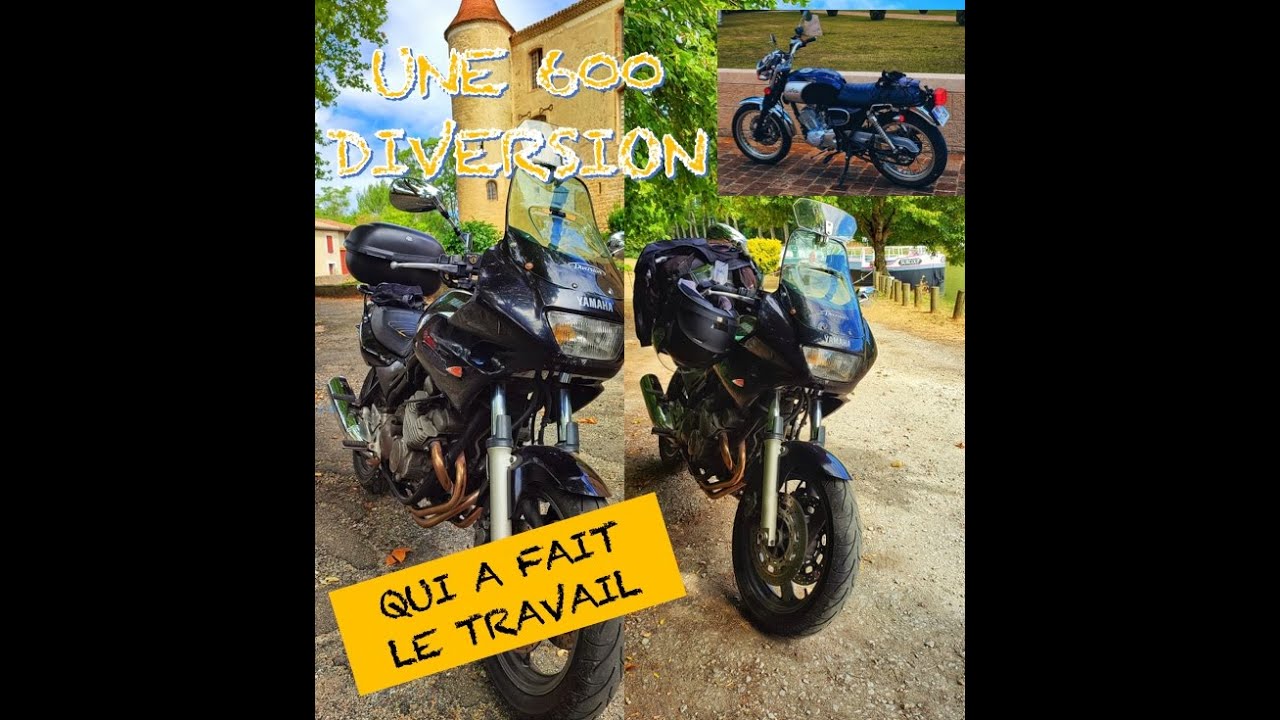 UNE YAMAHA 600 DIVERSION POUR L’ÉTÉ direction: Cordes-sur-ciel et Albi