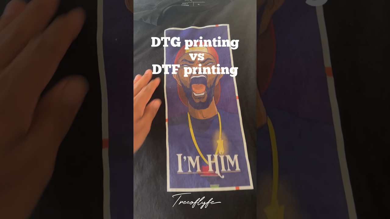 DTG vs DTF Printing! ✨🌳✨ #dtg #dtf #dtfprinting #tshirtprinting #tshirtdesign #streetwear #art