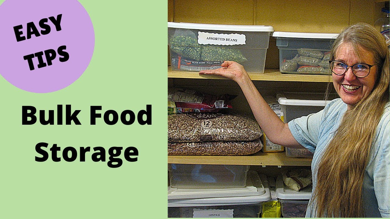 Safe, Easy, and Effective Ways to Store Bulk Food