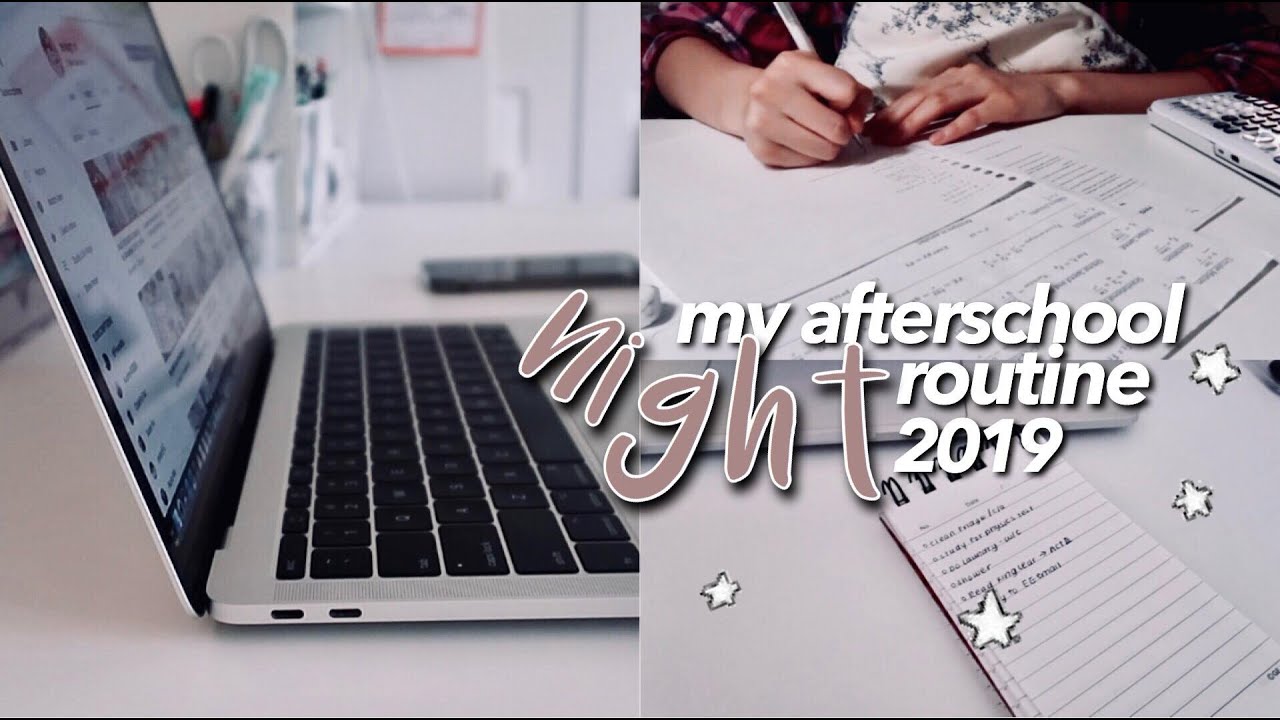 My After School Night Routine 2019 ☆ Back To School