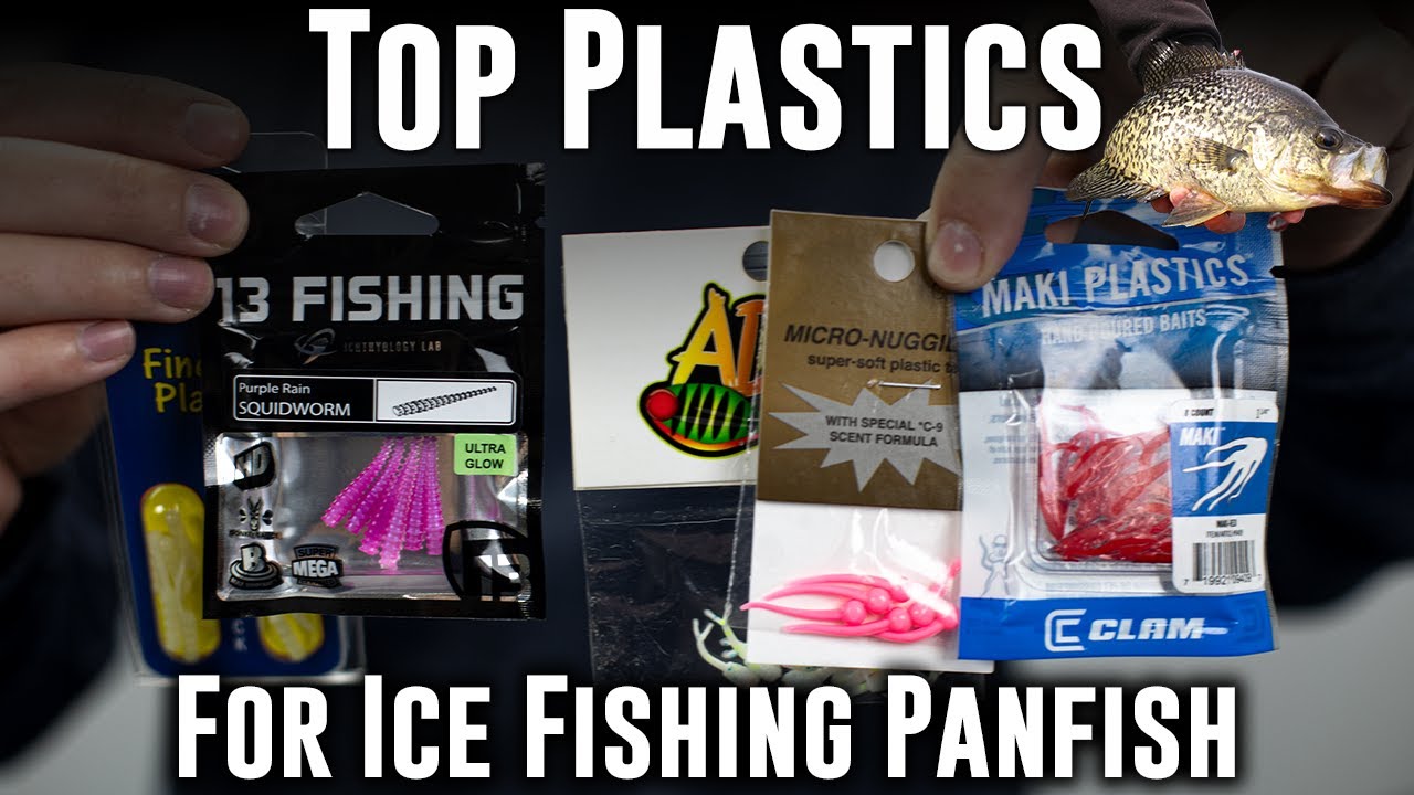The BEST Plastics For Ice Fishing for Panfish