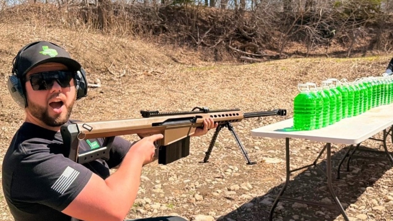 How Many Water Jugs Does It Take to Stop a 50 Cal?