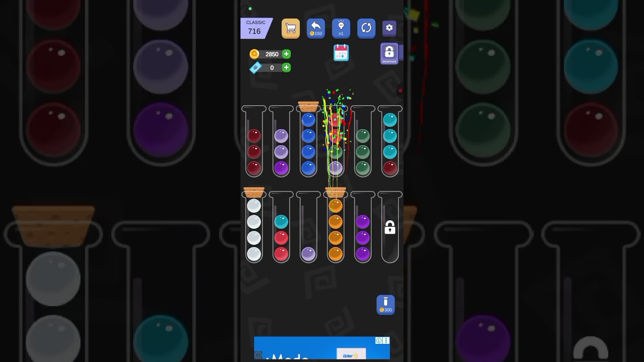 711-720 Level Ball sorting master puzzle game 2026