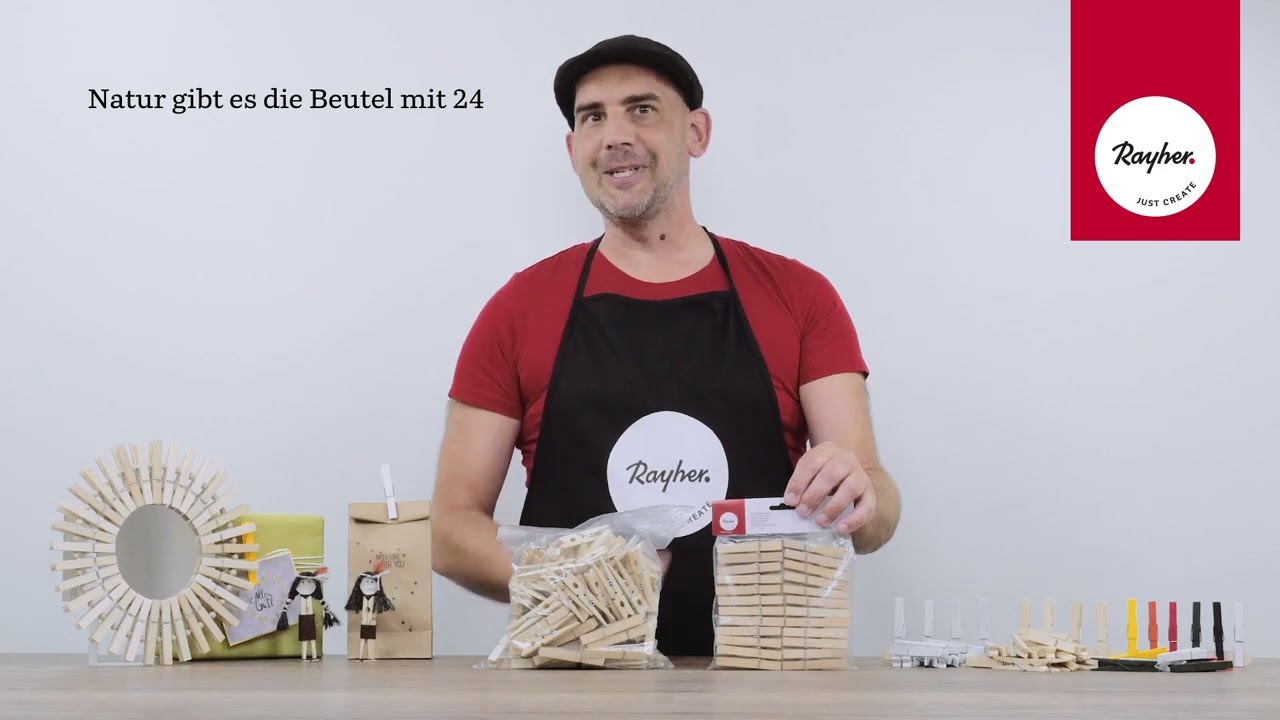 Produkttipp: Werde kreativ mit unseren Holz-W&auml;scheklammern