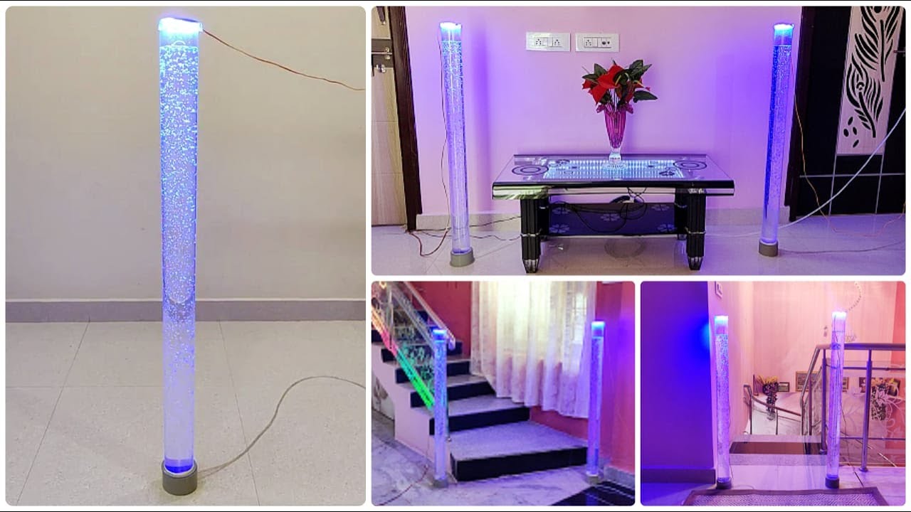 Water bubble tube | Colorful LED water bubble tube | Bubble wall | JOY in DIY