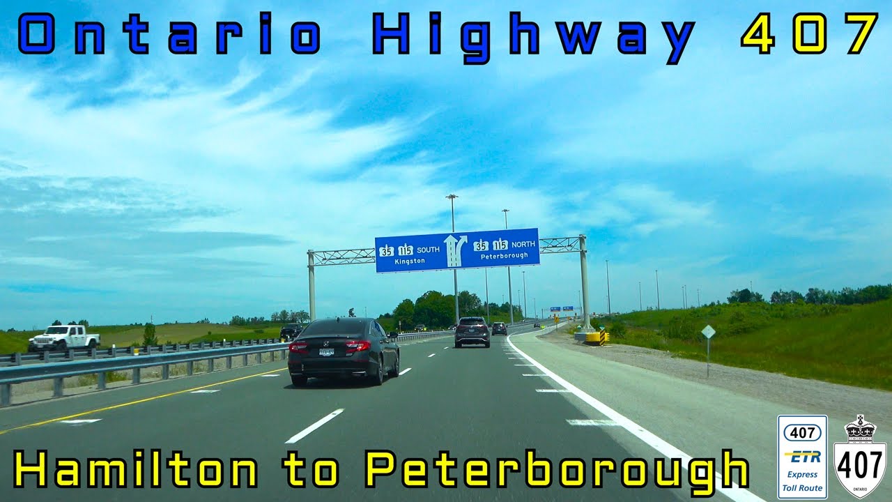 Ontario Highway 407 EB - Hamilton to Peterborough (FULL ROUTE) - June, 2025